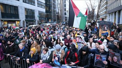 Photo of بروكسل.. مظاهرة داعمة لفلسطين تزامنا مع اجتماع وزاري أوروبي