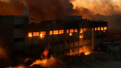 Photo of الاحتلال يحرق مدرسة جديدة في جباليا