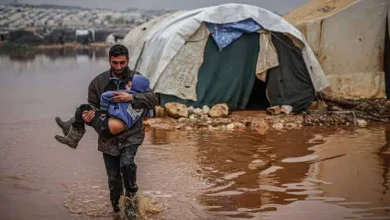 Photo of الدفاع المدني بغزة: أضرار جسيمة بخيام النازحين بسبب الأمطار